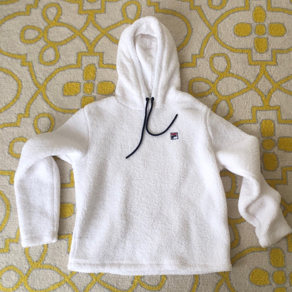 🤍Like New FILA Sherpa Hoodie🤍 Sz L